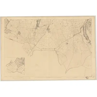 1837 Map of Dublin - Sheet 24 [with inset 24A], 1843 Print