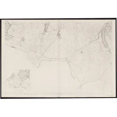 1837 Map of Dublin - Sheet 24 [with inset 24A], 1863 Print