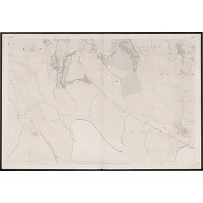 1837 Map of Dublin - Sheet 25, 1863 Print