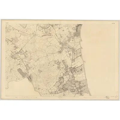 1837 Map of Dublin - Sheet 26, 1843 Print