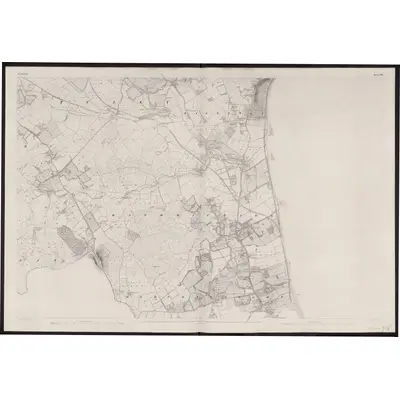 1837 Map of Dublin - Sheet 26, 1863 Print
