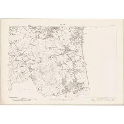 1909 Map of Dublin - Sheet 26, 1912 Print
