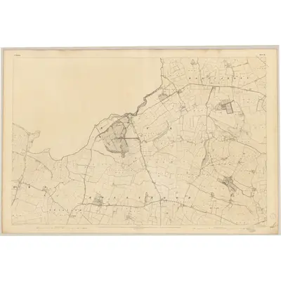 1837 Map of Dublin - Sheet 4, 1843 Print
