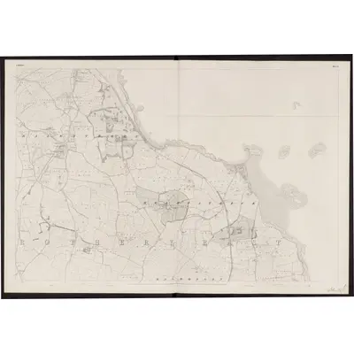 1837 Map of Dublin - Sheet 5 [with inset], 1862 Print