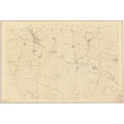 1837 Map of Dublin - Sheet 7, 1843 Print