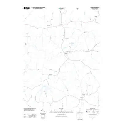 2013 Map of Dubois, 2013 Print