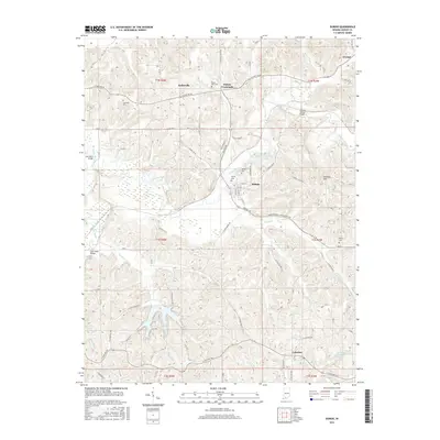 2016 Map of Dubois, 2016 Print