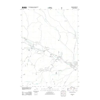2012 Map of Dubois, 2012 Print