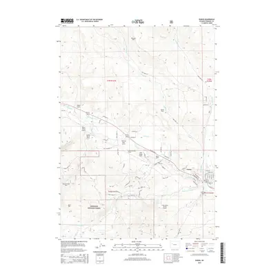 2015 Map of Dubois, 2015 Print