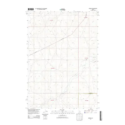 2013 Map of Dubois NE, 2013 Print