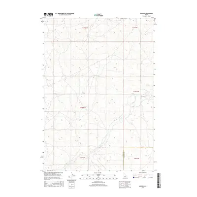 2017 Map of Dubois NE, 2017 Print