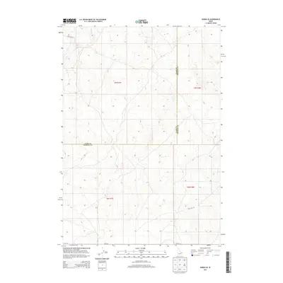2013 Map of Dubois SE, 2013 Print