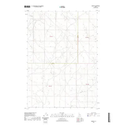 2020 Map of Dubois SE, 2020 Print