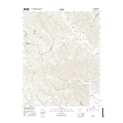 2016 Map of Dubre, 2016 Print