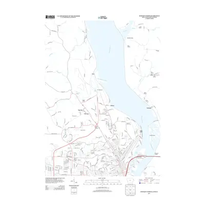 2013 Map of Dubuque North, 2013 Print