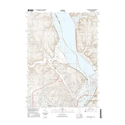 2015 Map of Dubuque North, 2015 Print