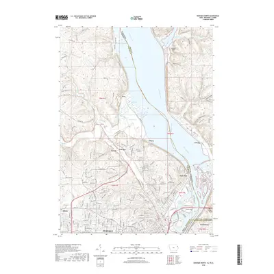 2018 Map of Dubuque North, 2018 Print