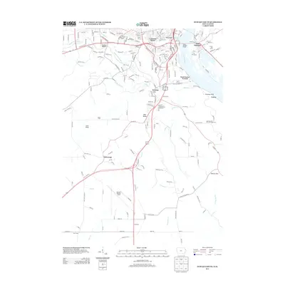 2013 Map of Dubuque South, 2013 Print