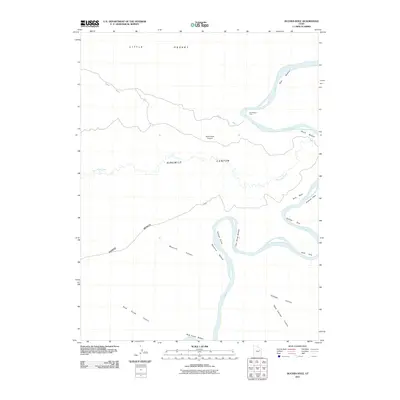 2011 Map of Duches Hole, 2011 Print