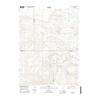 2014 Map of Duches Hole, 2014 Print