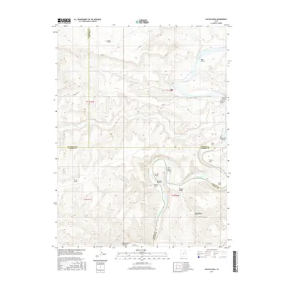 2017 Map of Duches Hole, 2017 Print