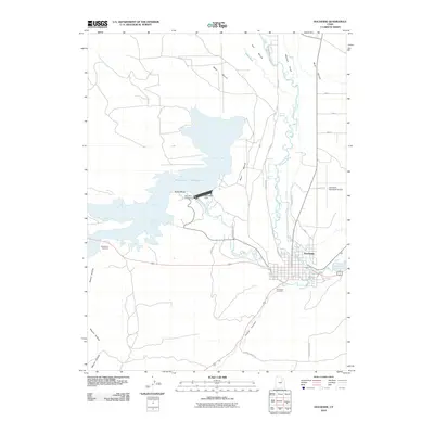 2010 Map of Duchesne, 2010 Print