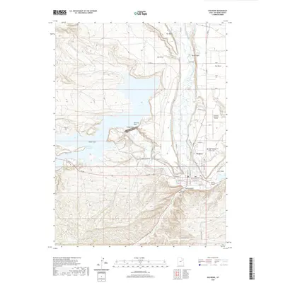 2020 Map of Duchesne, 2020 Print