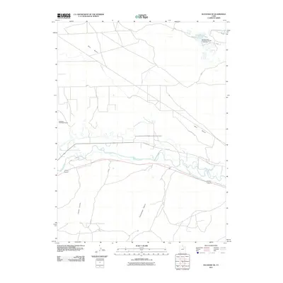 2011 Map of Duchesne NE, 2011 Print