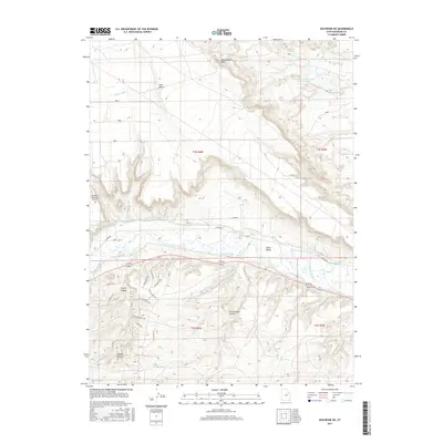 2017 Map of Duchesne NE, 2017 Print