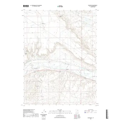 2020 Map of Duchesne NE, 2020 Print