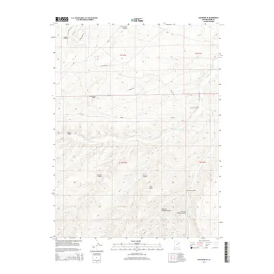 2014 Map of Duchesne SE, 2014 Print