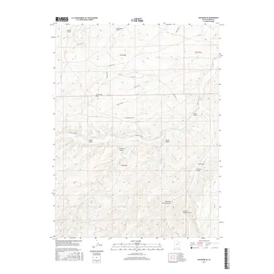 2017 Map of Duchesne SE, 2017 Print