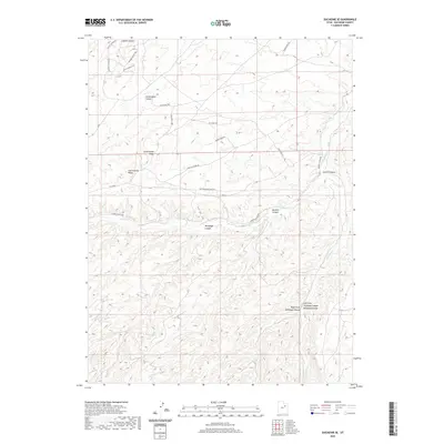 2020 Map of Duchesne SE, 2020 Print