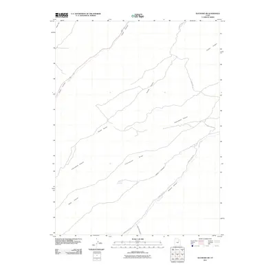 2011 Map of Duchesne SW, 2011 Print