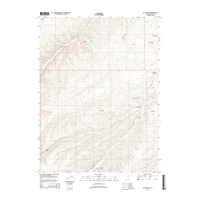 2014 Map of Duchesne SW, 2014 Print