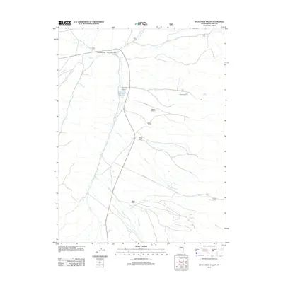 2012 Map of Duck Creek Valley, 2012 Print