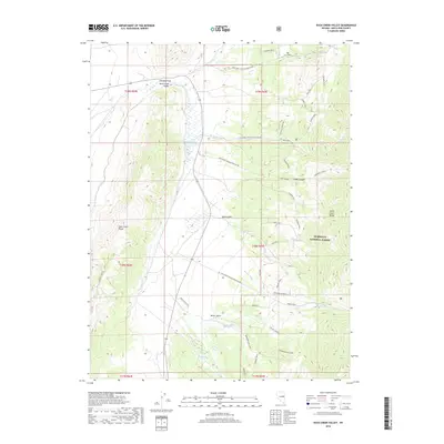 2018 Map of Duck Creek Valley, 2018 Print