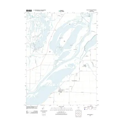 2012 Map of Duck Island, 2012 Print