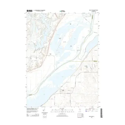 2015 Map of Duck Island, 2015 Print