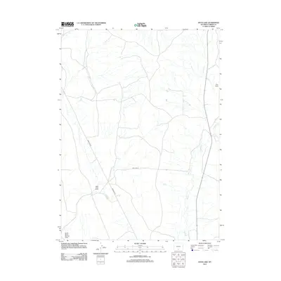 2012 Map of Duck Lake, 2012 Print