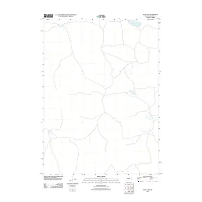2011 Map of Duck Lake, 2011 Print