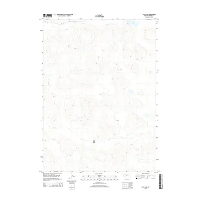 2014 Map of Duck Lake, 2014 Print