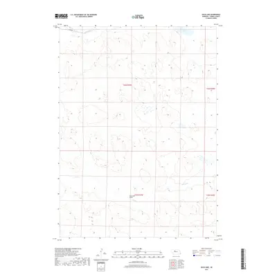 2017 Map of Duck Lake, 2017 Print