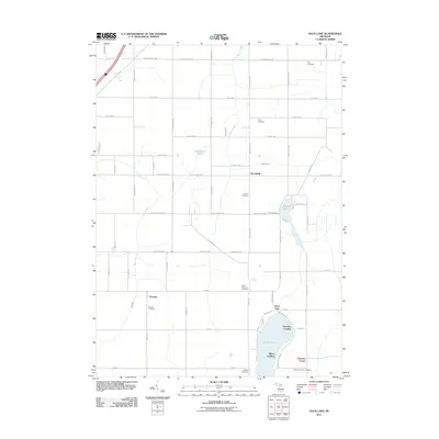2011 Map of Duck Lake, 2011 Print
