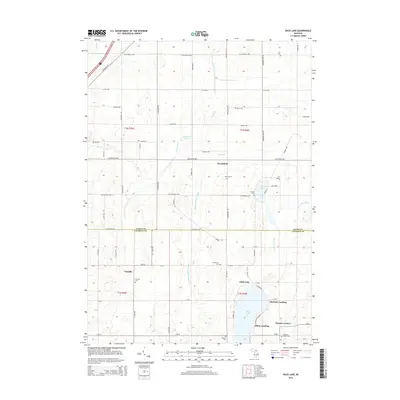 2014 Map of Duck Lake, 2014 Print