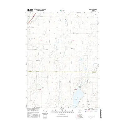 2017 Map of Duck Lake, 2017 Print