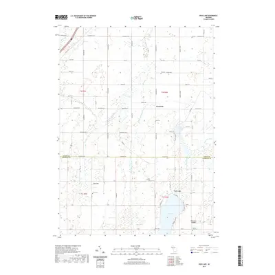 2019 Map of Duck Lake, 2019 Print