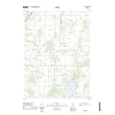 2023 Map of Duck Lake, 2023 Print