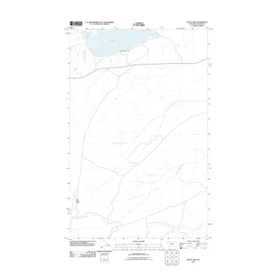 2011 Map of Duck Lake, 2011 Print