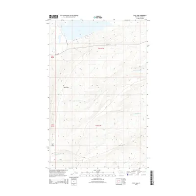 2014 Map of Duck Lake, 2014 Print